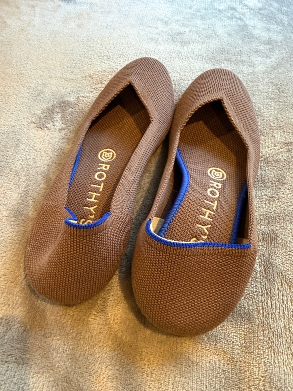 Rothy's Brown Knit Slip-On Flats - Picture 4 of 6